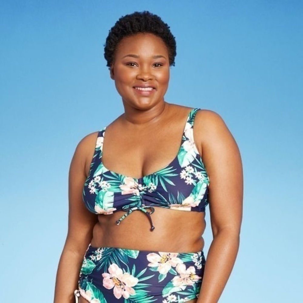 Cinch-Front Sea Breeze Bikini Top | Kona Sol